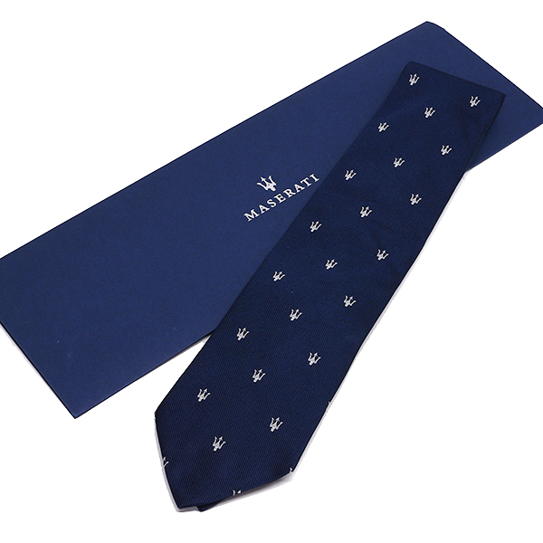 MASERATI Neck Tie-TRIDENTE-