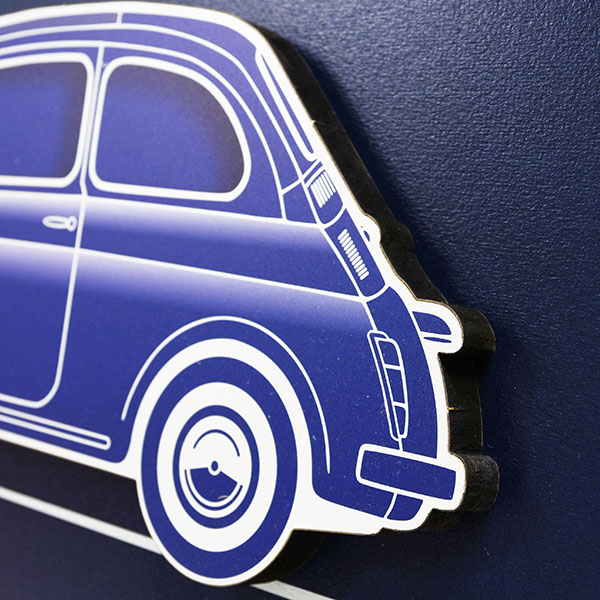 FIAT Nuova 500 Stamp Illustration by Mr.Vin -BLUEPRINT- (Large)