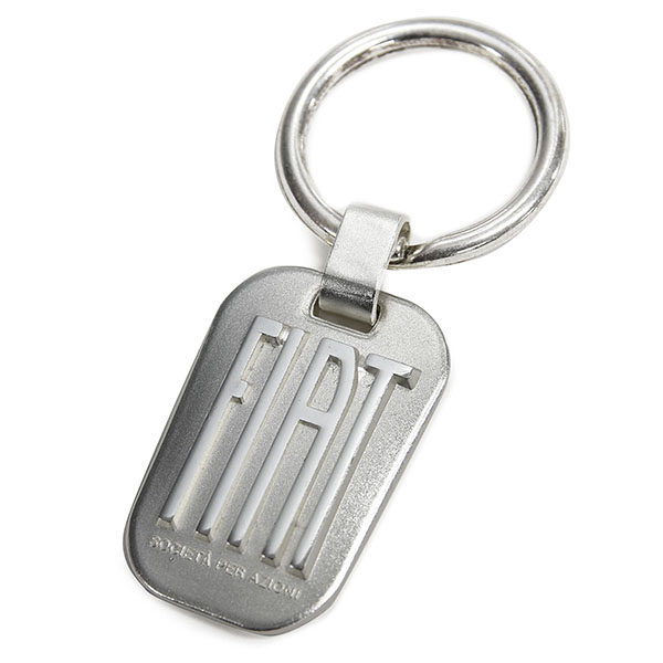 FIAT Old Logo Sterling silver Keyring