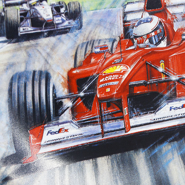 Scuderia Ferrari 2000 M.schumacher Picture plate by Greg McNeill