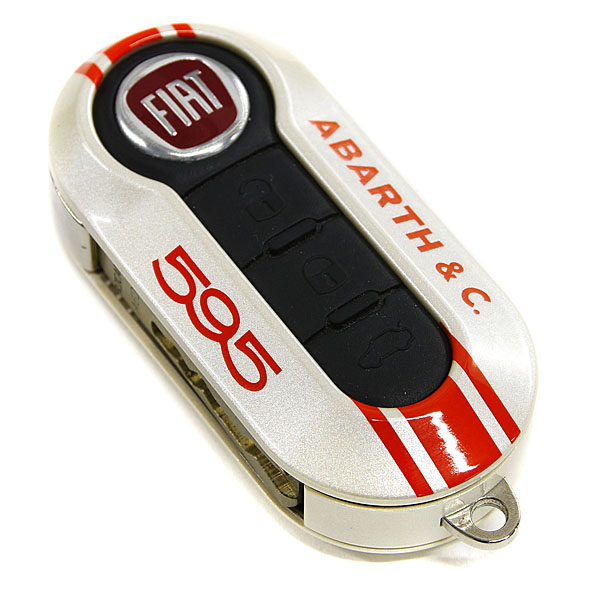 ABARTH 595 50th Anniversary Key Cover Prototype(White Gloss)
