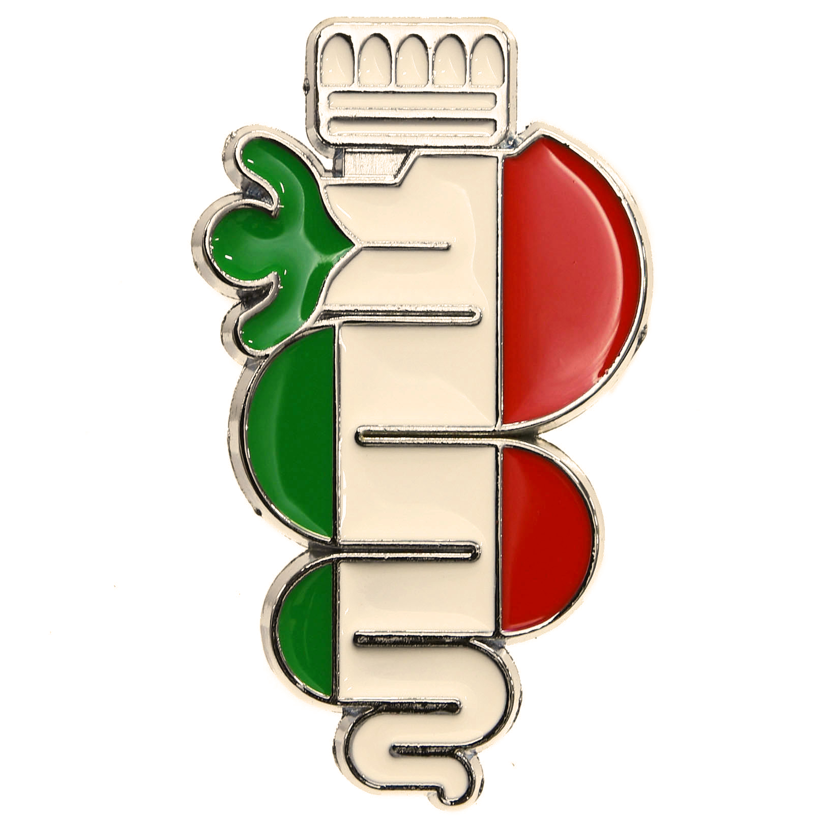 Alfa Romeo Biscioneトリコロールカラーグリルバッジ