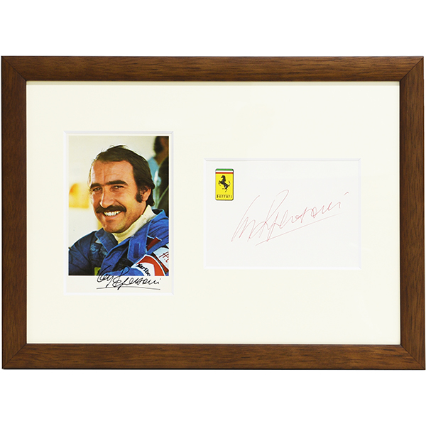 Scuderia Ferrari C.Regazzoni Signed Card Set