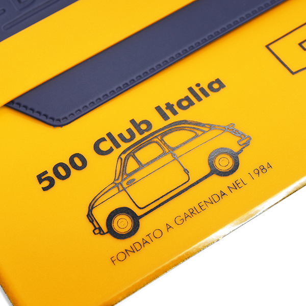 FIAT 500 CLUB ITALIA Document Case(Yellow)