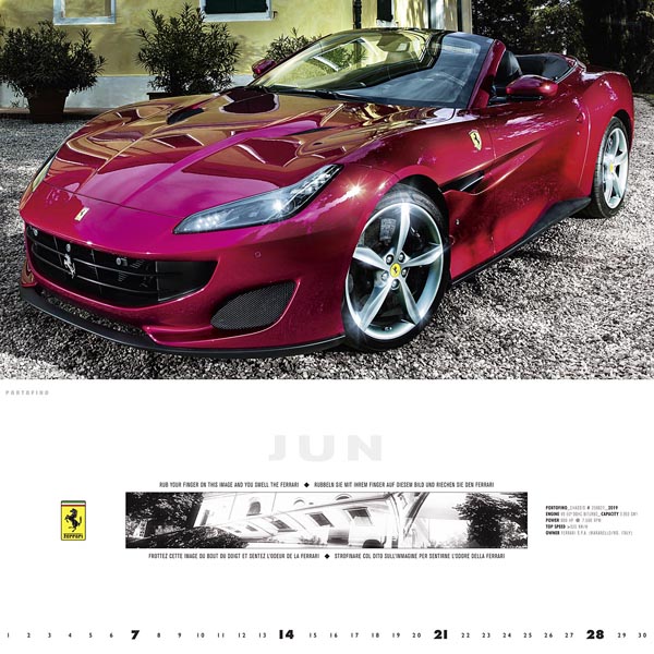 Ferrari Calender-2020 FERRARI MYTH - by RAUPP