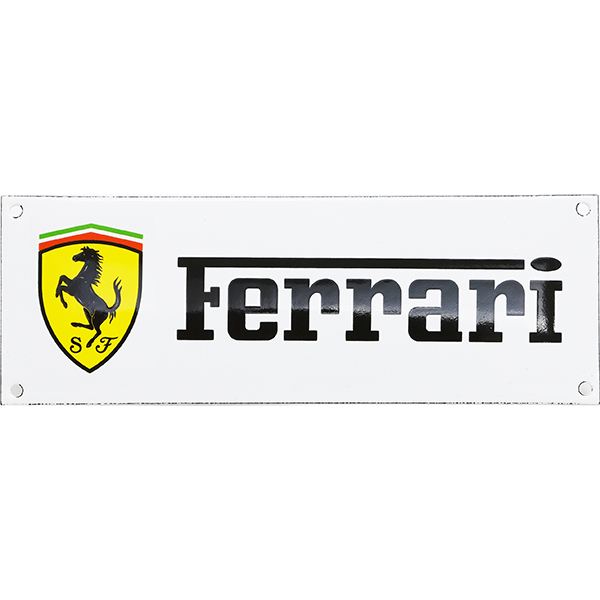 Ferrariロゴホーローサインボード
