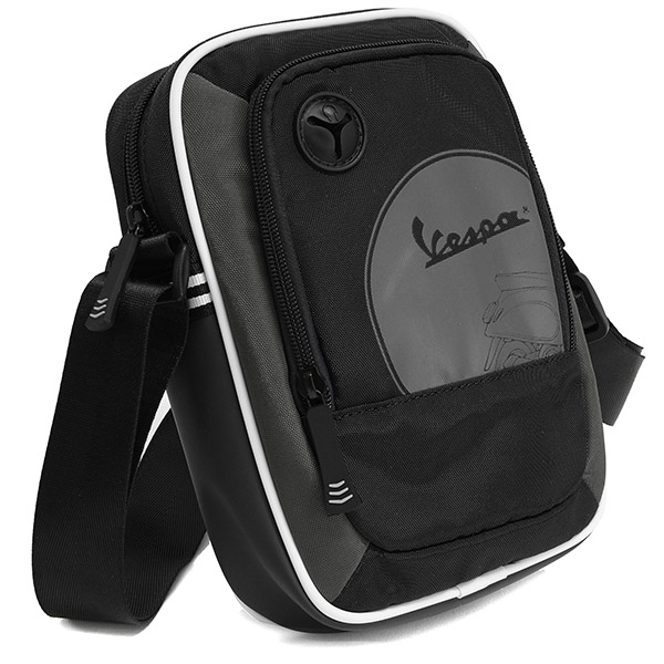 Vespa Official City Cross Schoulder Bag(Black/Gray)