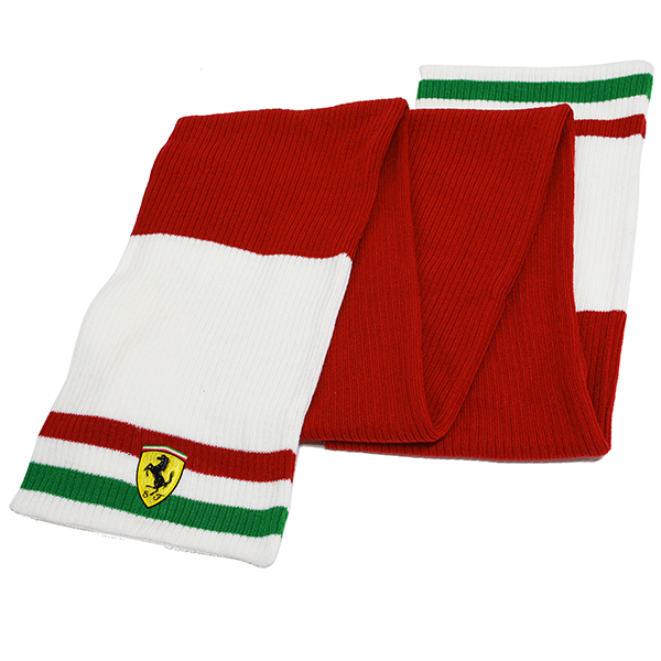 Ferrari Knitted Mufller& Hat Set
