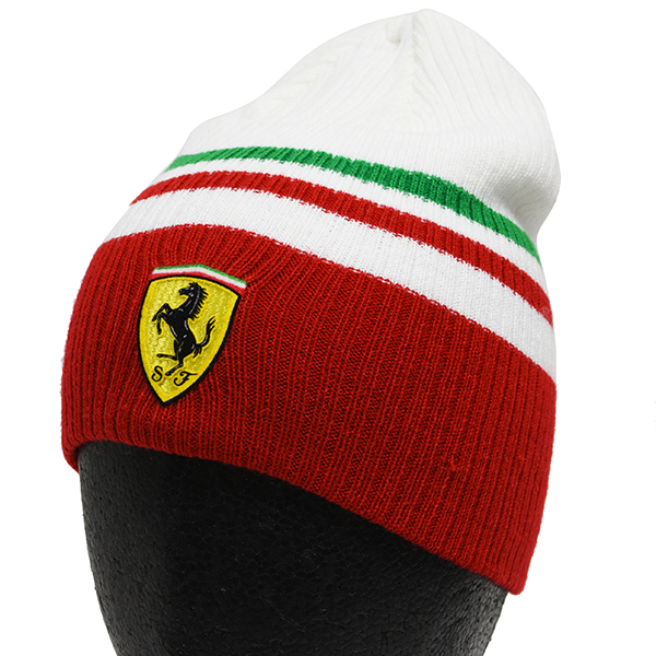 Ferrari Knitted Mufller& Hat Set