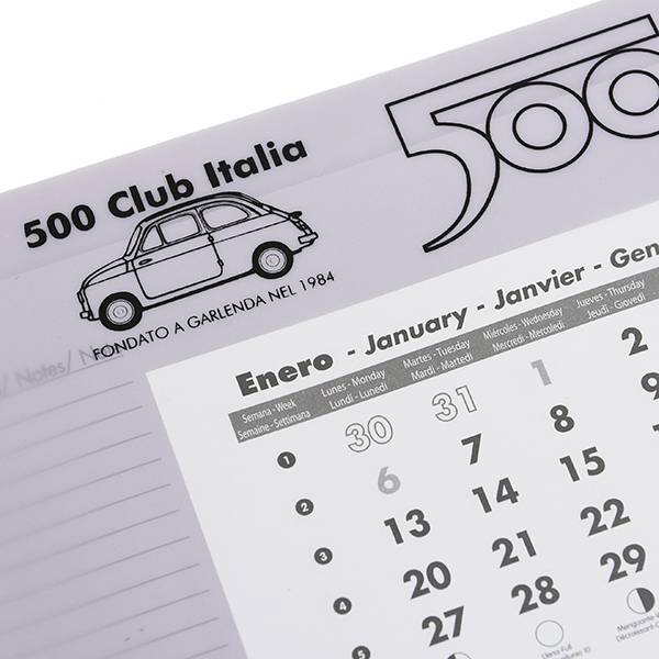 FIAT 500 CLUB ITALIA 2020  mouse pad calender