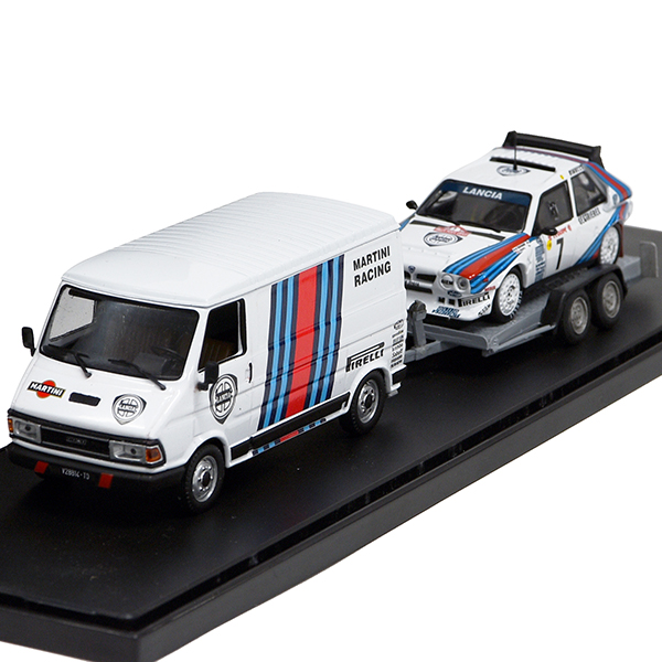 1/43 LANCIA S4 & MARTINI RACING Transporter Miniature Model