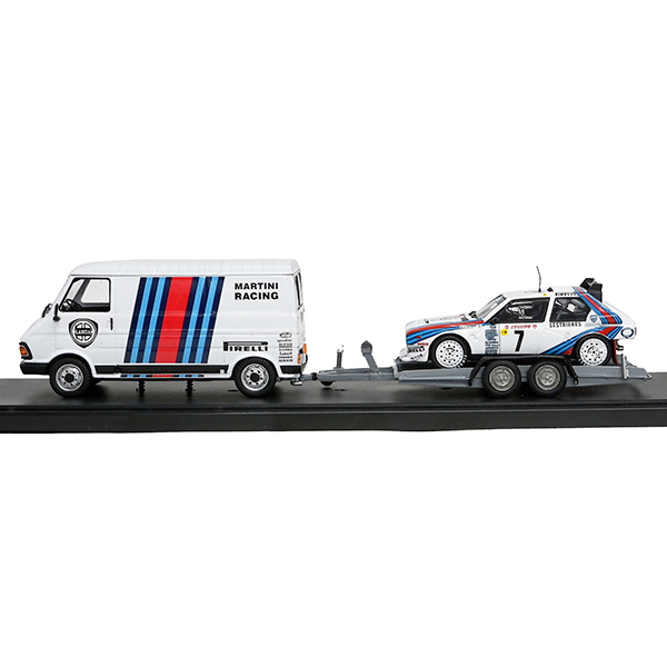1/43 LANCIA S4 & MARTINI RACING Transporter Miniature Model