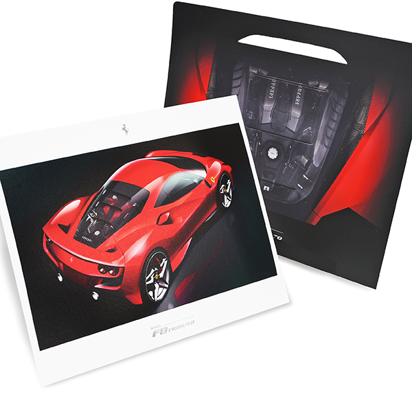 Ferrari F8 TRIBUTO lithographe for VIP Guest