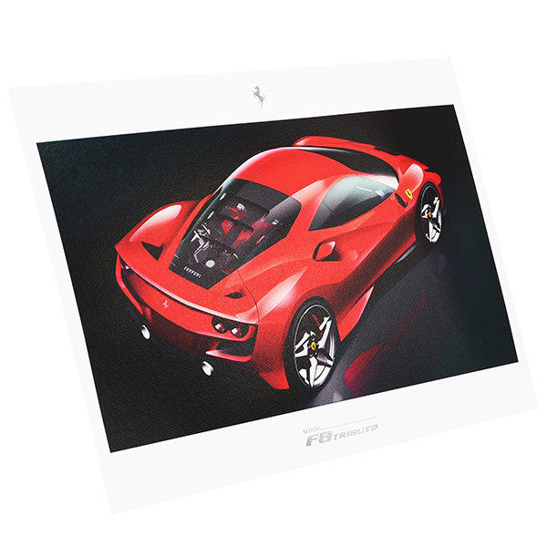 Ferrari F8 TRIBUTO lithographe for VIP Guest