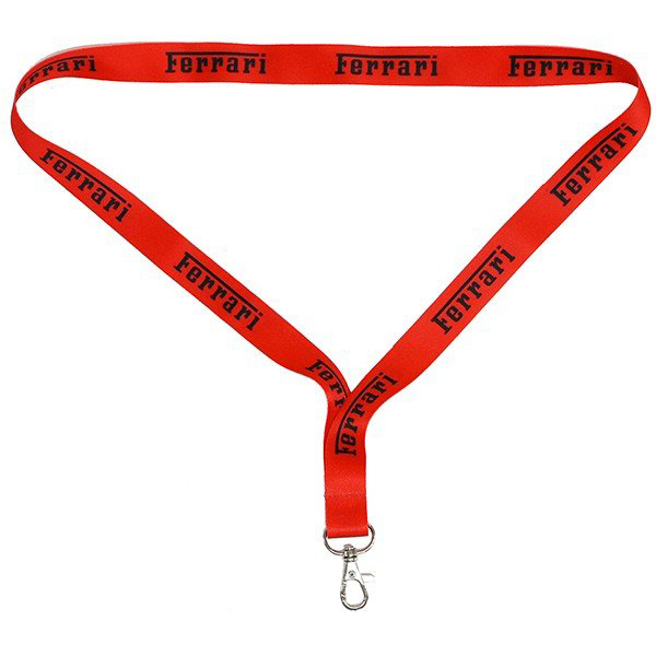 Ferrari Neck Strap for Factory Guest (Red)