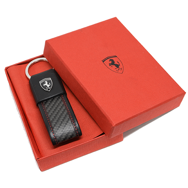 Ferrari Carbon Strap Keyring