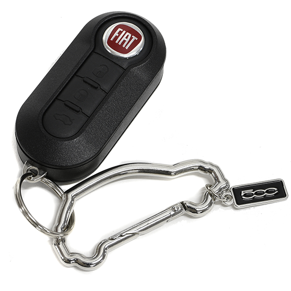 FIAT 500 Shaped Keyring