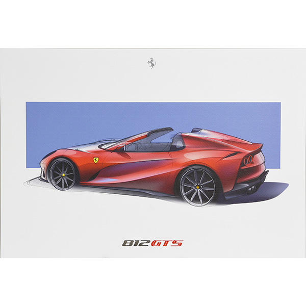 Ferrari F8 spider&812GTS lithographe for VIP Guest