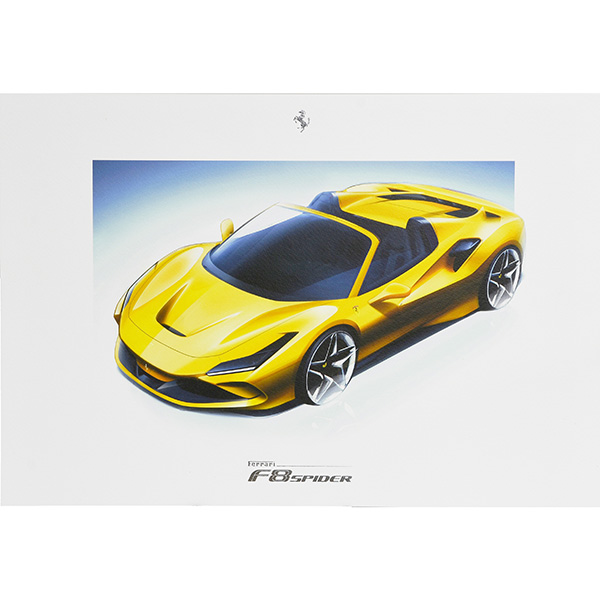 Ferrari F8 spider&812GTS lithographe for VIP Guest