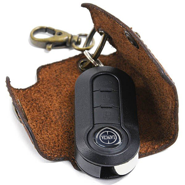 LANCIA HCLASSICHE Leather Key Case