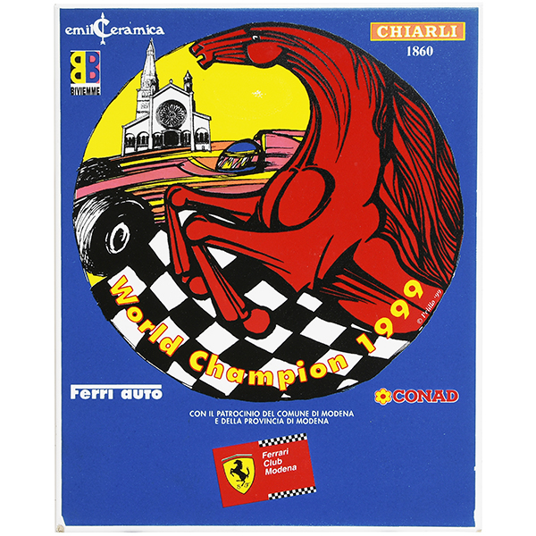 Ferrari Club Modena World Champion Ceramic Object