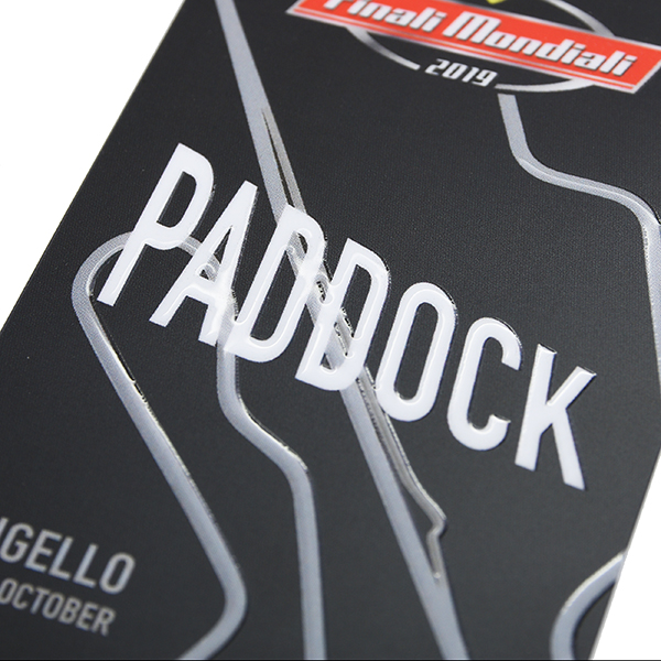 Ferrari Finali Mondiali Sticker& Paddock Pass Set.