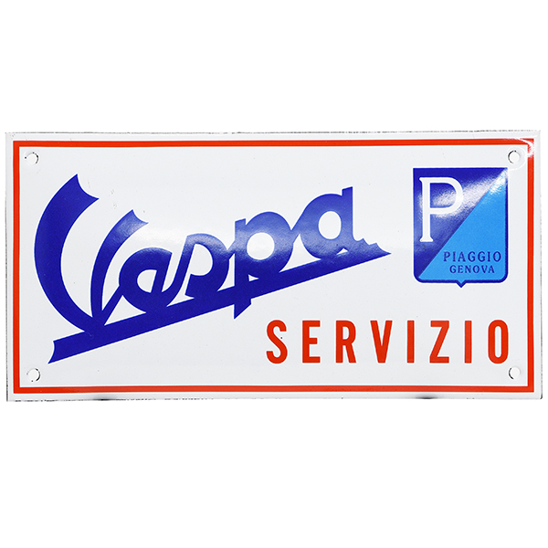 Vespa Servizio Sign Boad