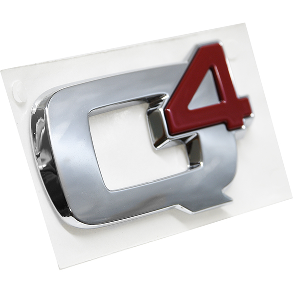 Alfa Romeo Genuine Q4 Logo Emblem(Chrome)