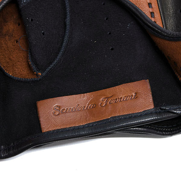 Ferrari Lambs Skin Driving Gloves (Brown)