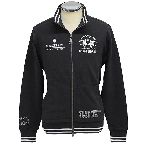 MASERATI Official La Martina Zip Up Felpa