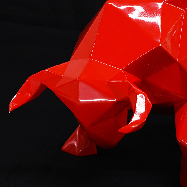 FIGHTING BULL Polygon Mesh Object