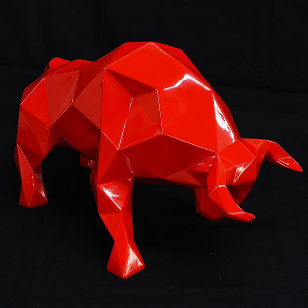 FIGHTING BULL Polygon Mesh Object