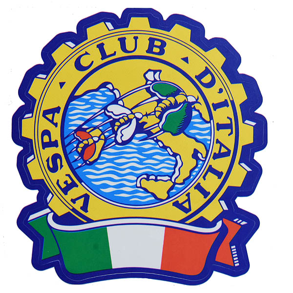 Vespa Club ITALIA Emblem Sticker