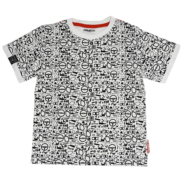 ABARTH T-Shirts for Kids-Technical Parts-