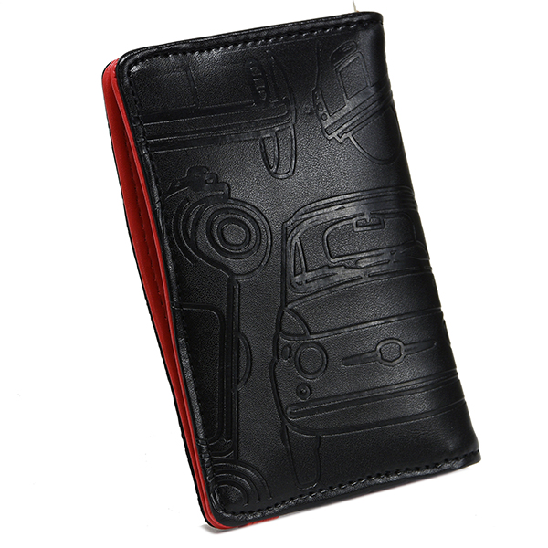 FIAT Nuova 500 Graphic Key Case(Black)