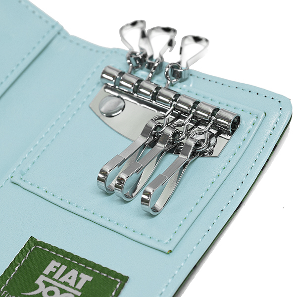 FIAT Nuova 500 Graphic Key Case(Green)