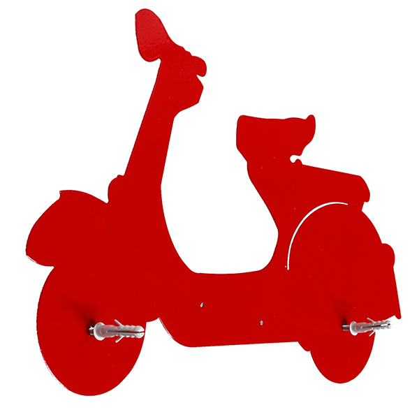 Vespa Official Wall hanger(Red)
