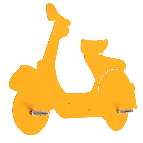 Vespa Official Wall hanger(Yellow)