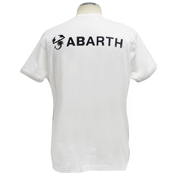 ABARTH純正バックプリントTシャツ(ホワイト)
