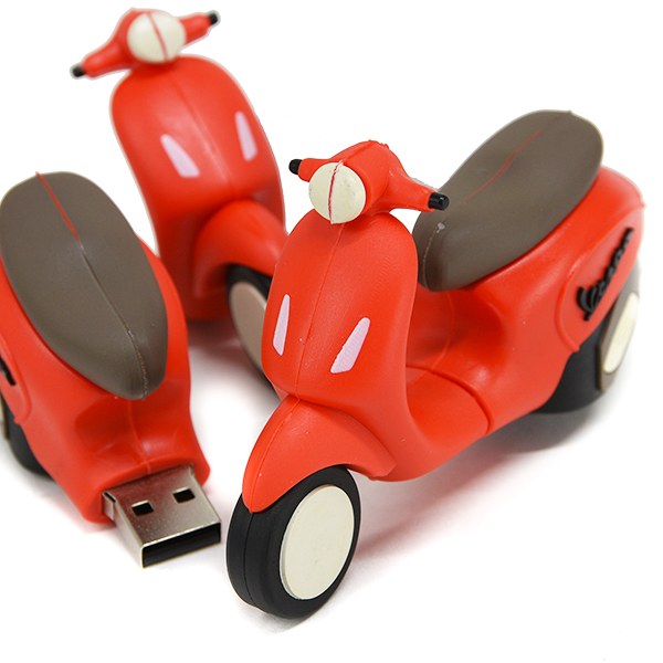 Vespa Official USB Memori(8GB/Red)