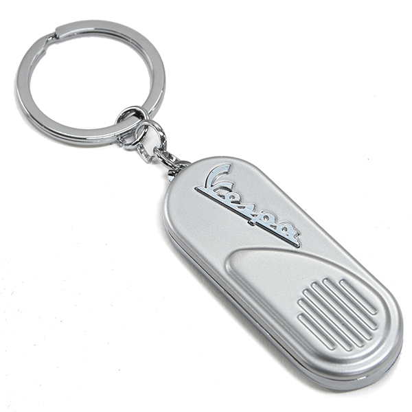 Vespa Official Side Cowl Keyring(Silver)