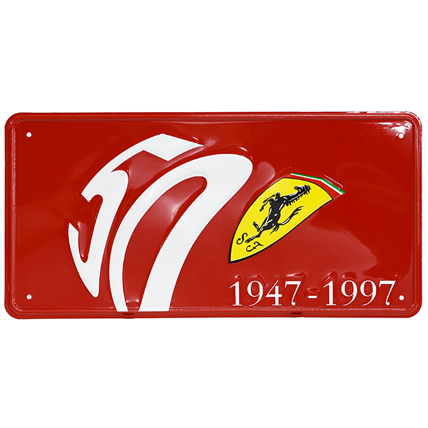 Ferrari 50anni Number Plate Object