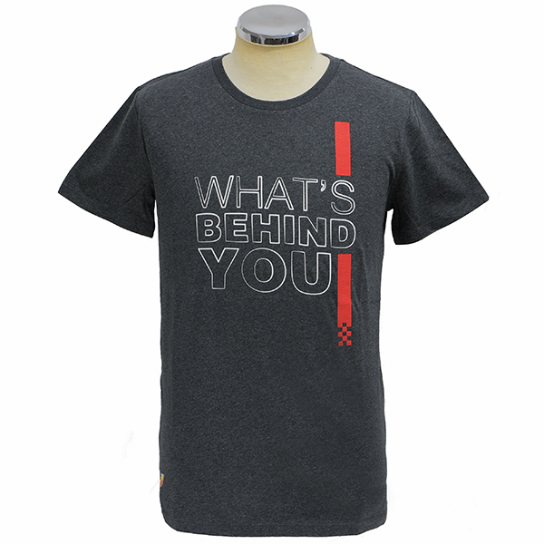 ABARTH純正Tシャツ-What's behind you-(グレー)