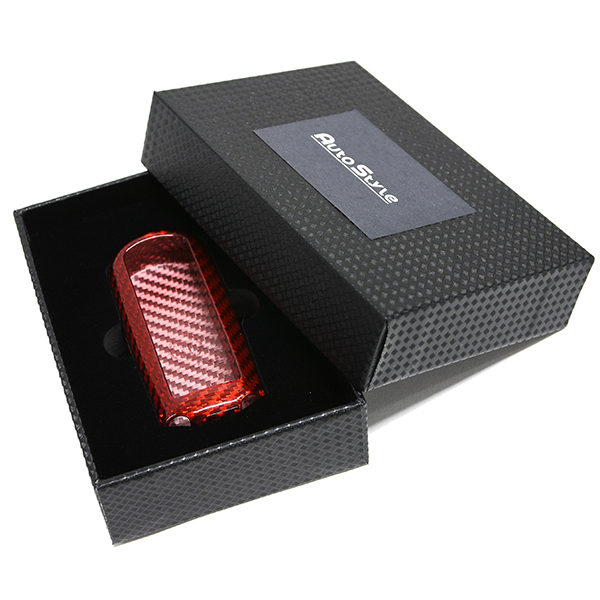 ABARTH 124spider Carbon Key Cover(Red) by AutoStyle
