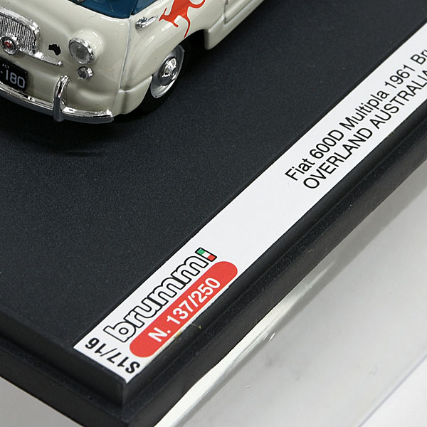 1/43 FIAT 600D Multipla Miniature Model-1961-(Overland Australia-England 1969)