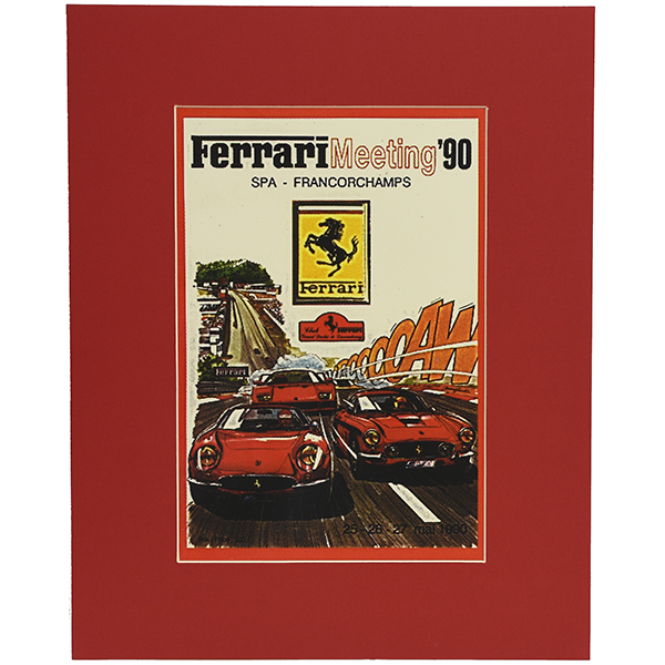 Ferrari Meeting 90 SPA ポスター(プリント仕上げ)