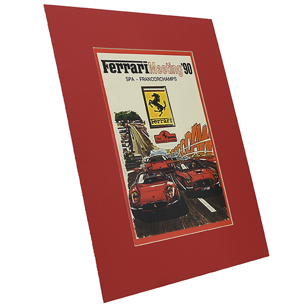 Ferrari Meeting 90 SPA Poster