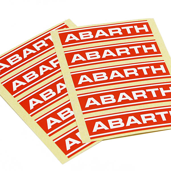 ABARTH Paper Stickers (10 pcs Set)