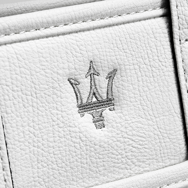 MASERATI Round Tote Bag(White)