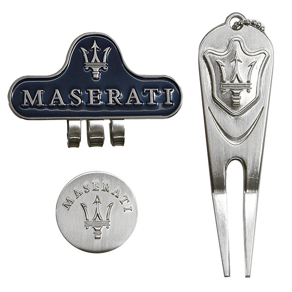 MASERATI GOLF Clip Marker and Green Fork Set